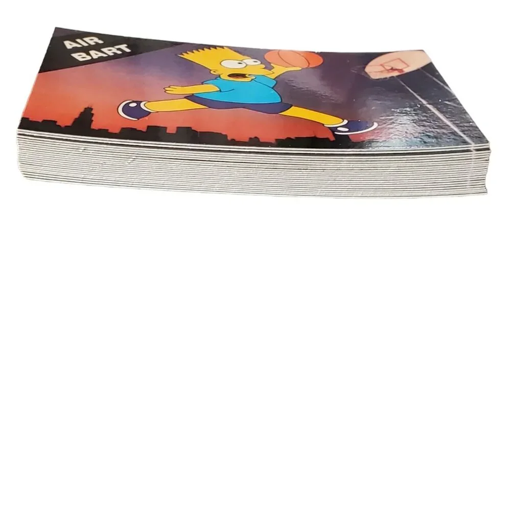Lot of 22 '90 Broder Bart Simpson‎ Air Bart Michael Jordan Promo Cards Simpsons